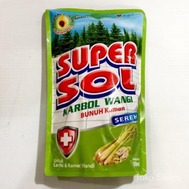 

Super Sol Karbol Wangi 800ml / Supersol Sereh Bunuh Kuman 800 ml / Grosir