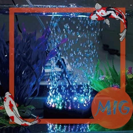 air bubble lamp gelembung udara lampu led aquarium AQUAMAN WP ABL 12 LED bubble lamp