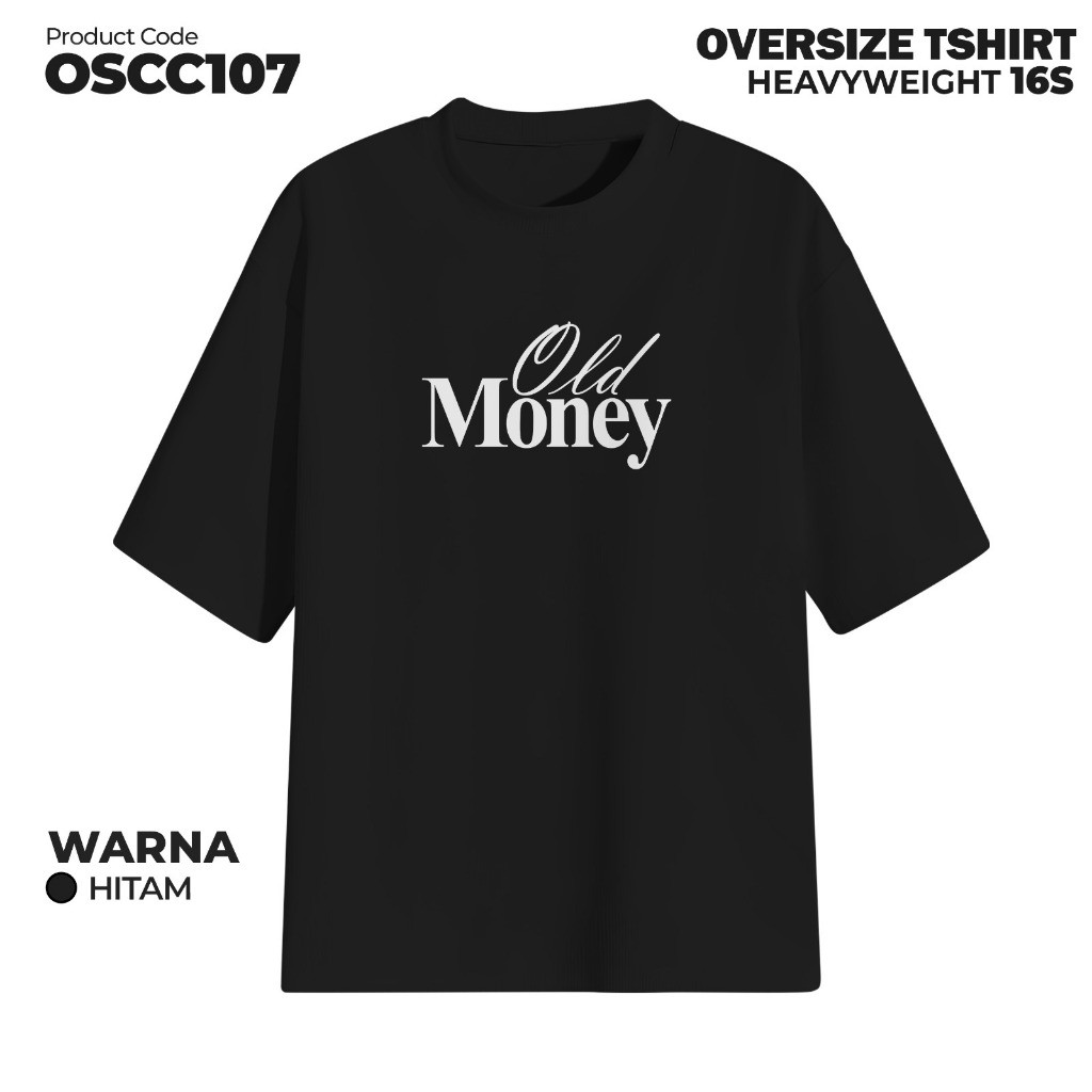 Baju Oversize Heavyweight Cyfersia 16s Tebal Old Money OSCC107