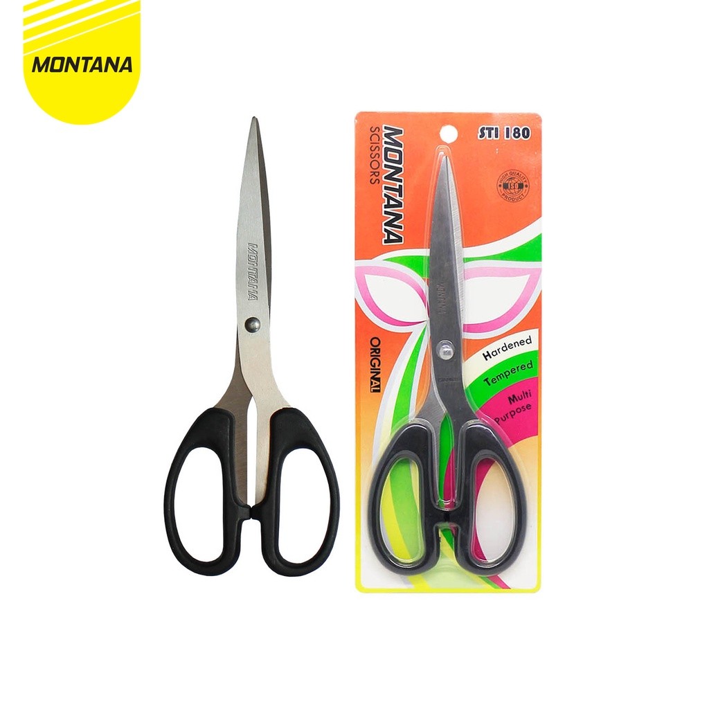 

MONTANA Scissors Gunting Stainless Steel 20.5 Cm Multipurpose Kuat Tajam Anti Karat STL-180/Retail