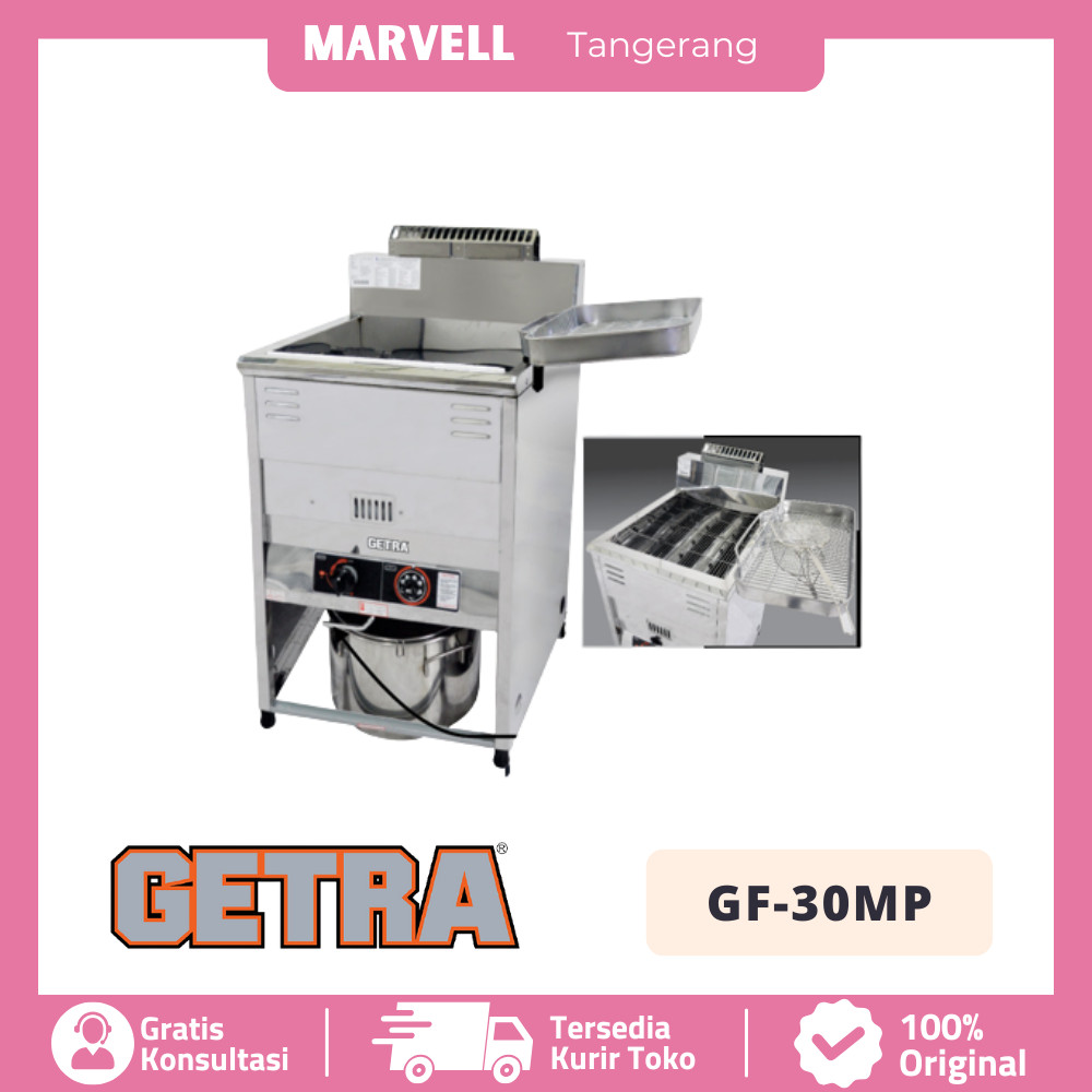 DEEP FRYER GAS GETRA GF-30MP TABLE TOP GAS FRYER 30 LITER ASIAN SERIES