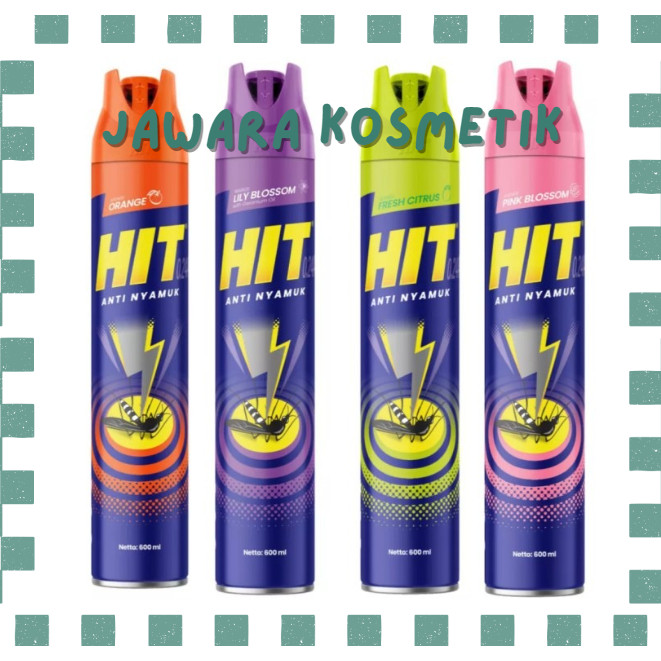 HIT Aerosol  600ml Obat Nyamuk Semprot Ampuh  Basmi Nyamuk
