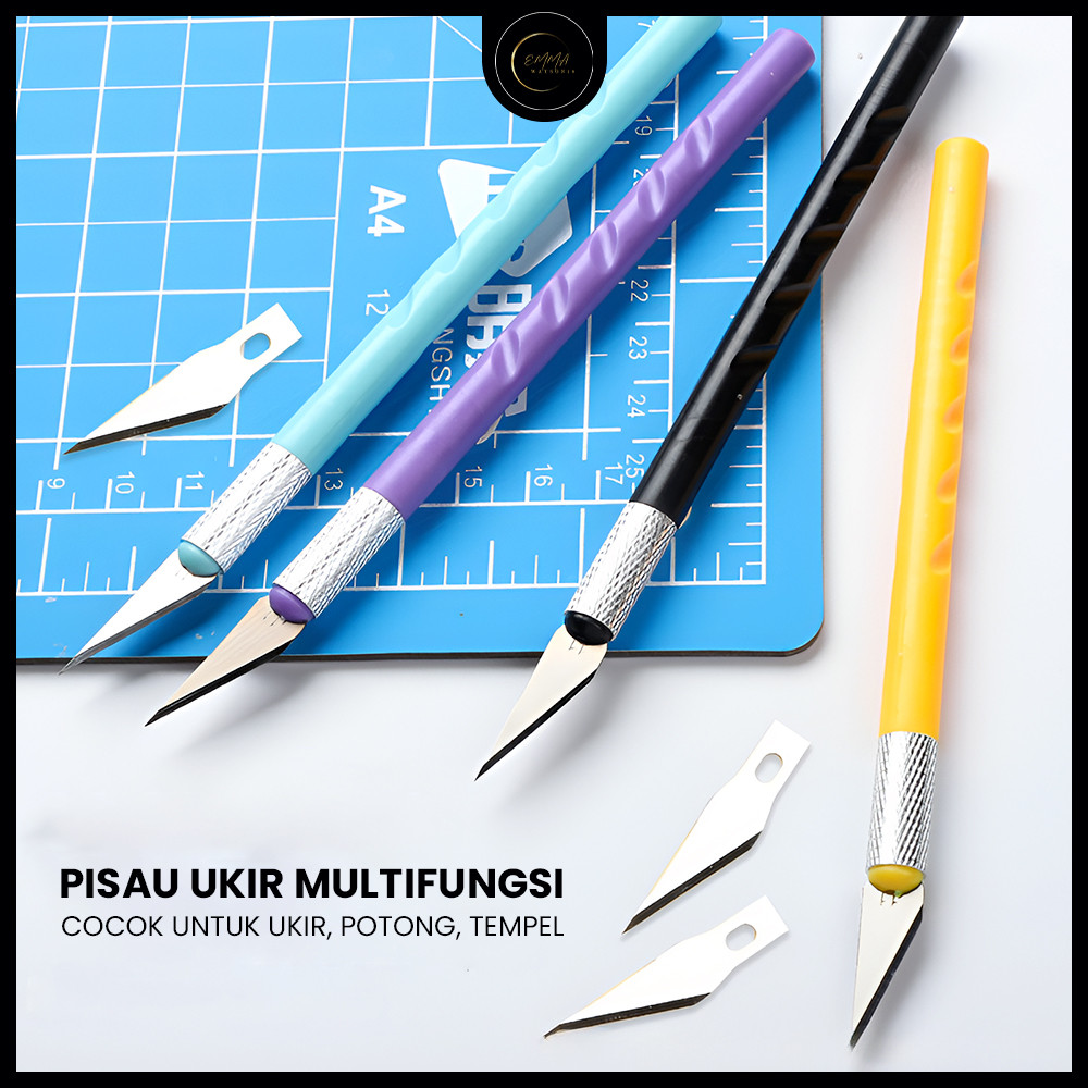 

EM Pisau Ukir Seni Hobby Crafting Art Knife