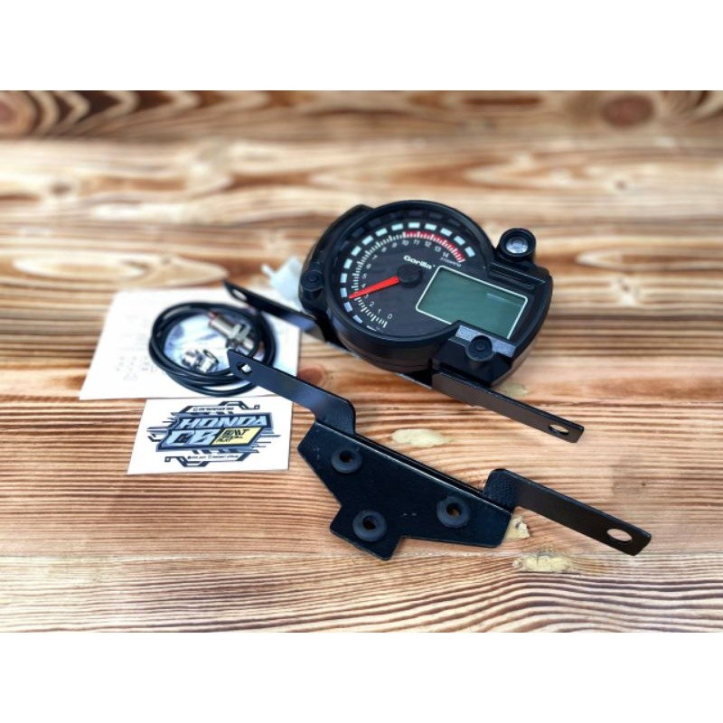 Speedometer spedo Koso Rx2N Digital CB GL Spido Spedometer Koso Rx2 N Vixion set braket PNP honda