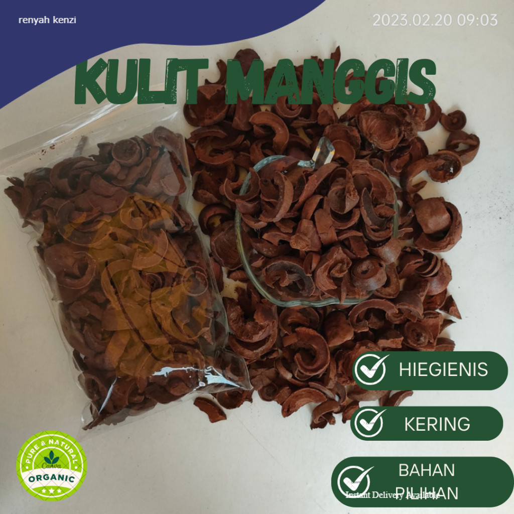 

Kulit Manggis Kering Obat Herbal Tanpa Pengawet