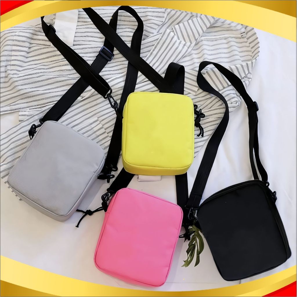 MD Tas Selempang Polos Anak Laki laki dan Perempuan Fashion Kids 13 A5