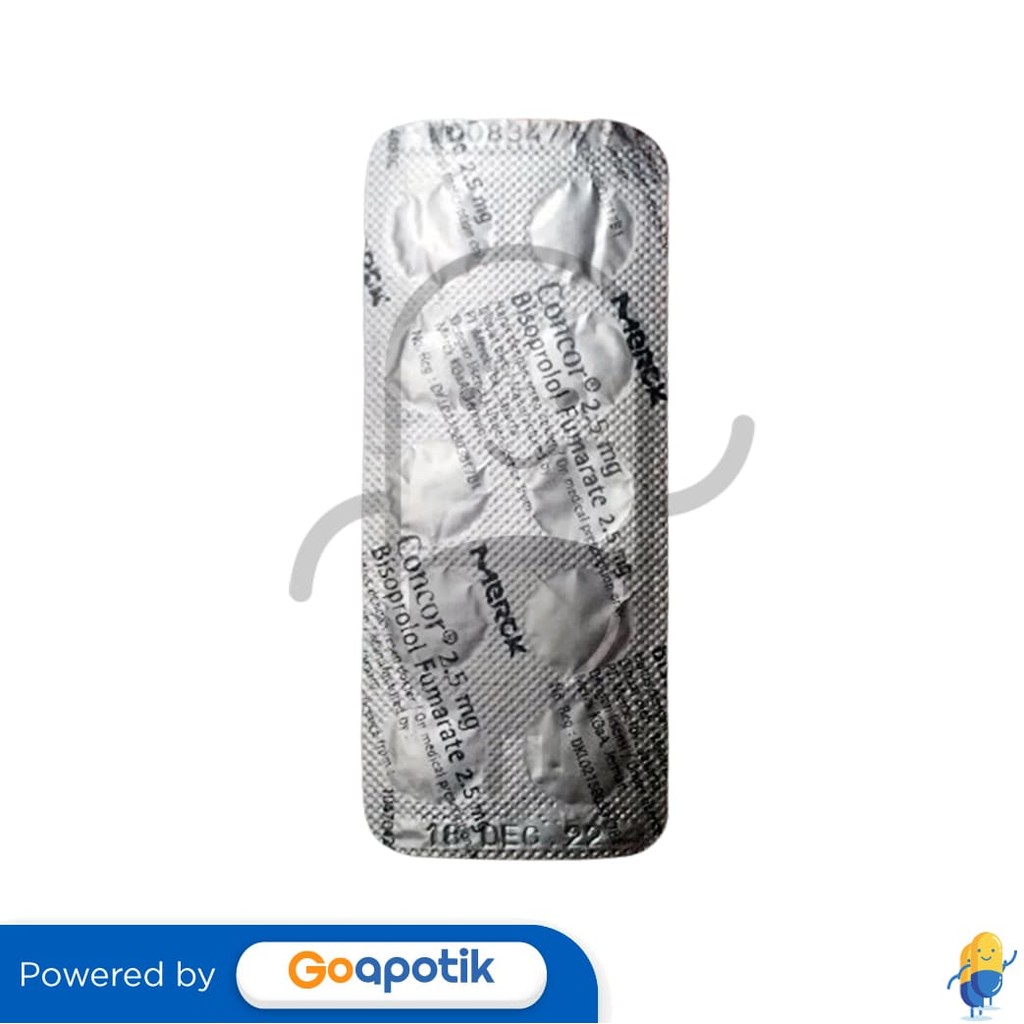 Concor 2.5 Mg Blister 10 Tablet / Hipertensi