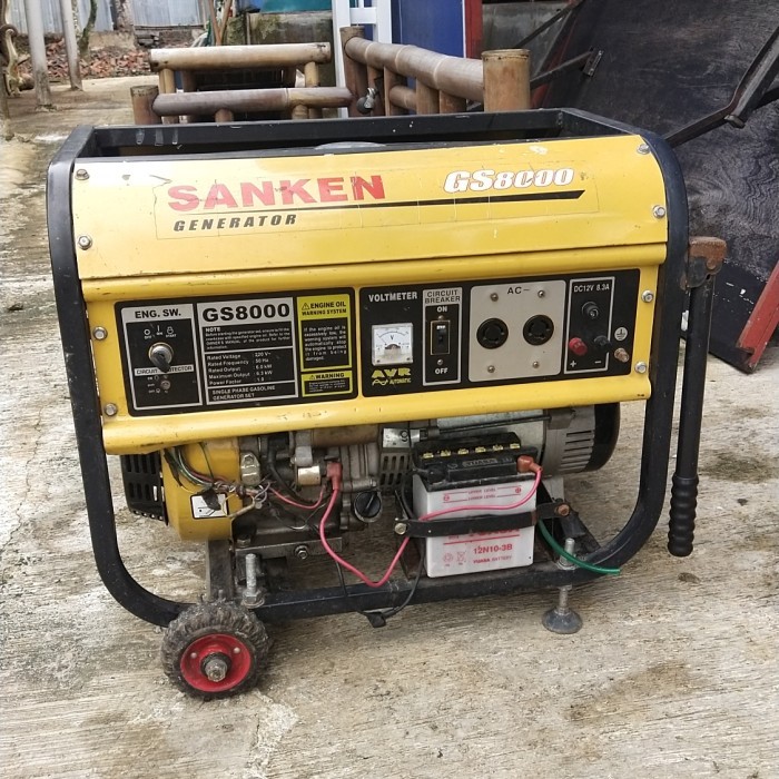 Genset Bekas, Output 6300 Watt