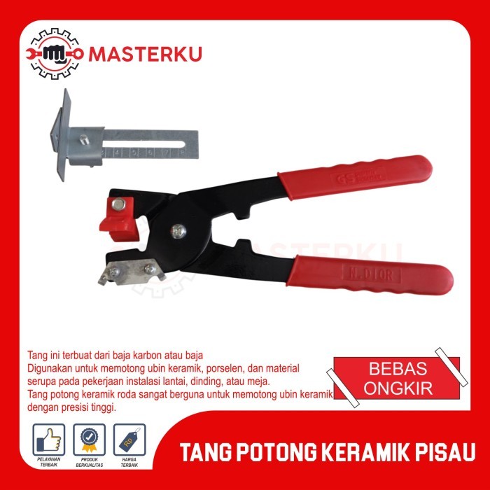 Tang Potong Keramik Pisau / Tang Potong Keramik Roda / Tang Potong Kaca dan Keramik / Tang Potong Pi