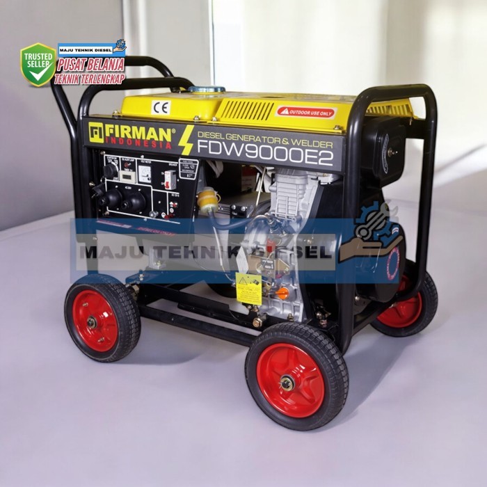 Mesin Genset Las Welder Diesel FIRMAN FDW 9000 E2 5300 watt 1 PHASE