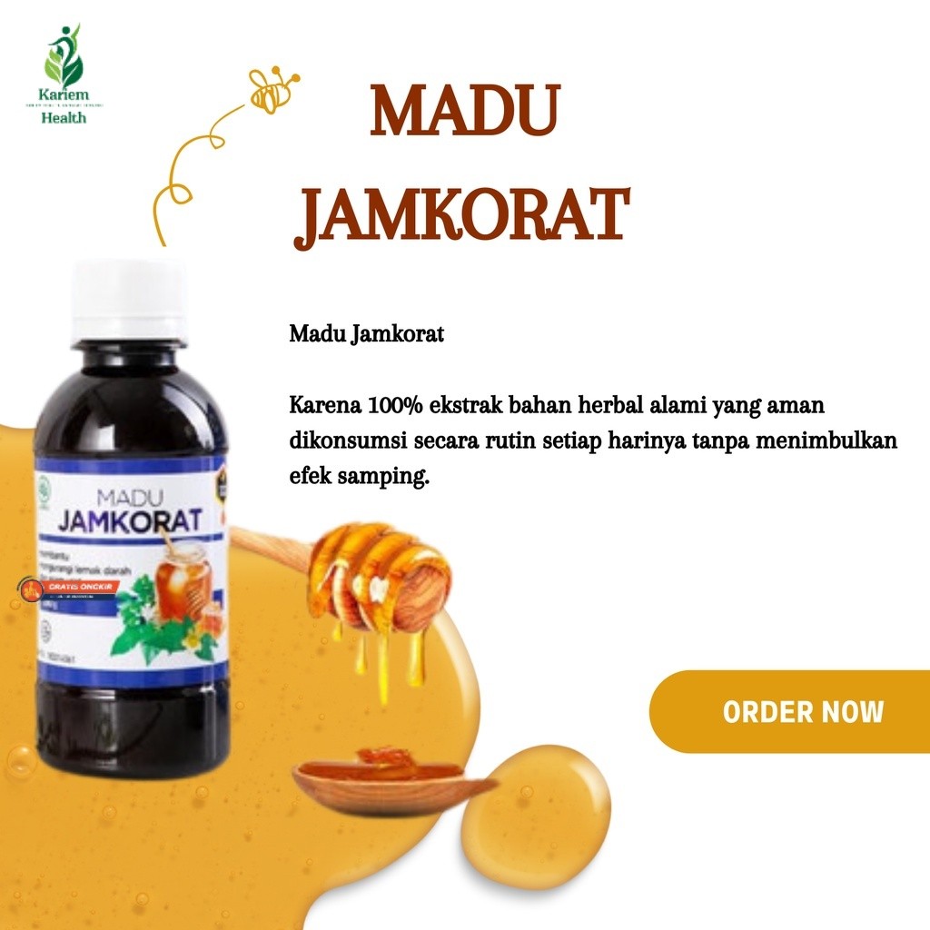MADU JAMKORAT Jamu Kolestrol dan Asam Urat