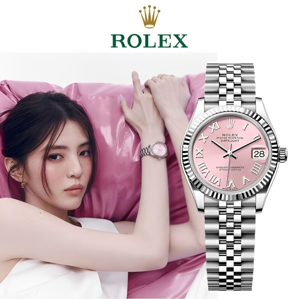 Rolex 100% Original ROLEX M278274-0020 Seri Datejust Jam Tangan Wanita Gerakan Mekanis Otomatis 31mm