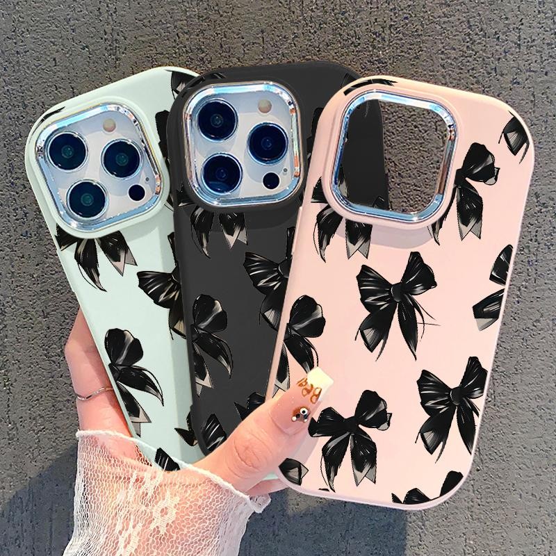Case Hp For Samsung A32 5G A34 M32 Girls Colorful Simple Bowties TPU Casing Soft Case