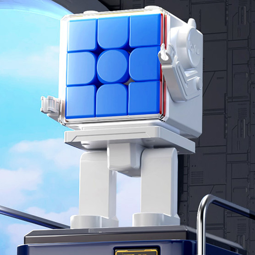 Robot Case For Cube 3x3 Tempat Dudukan Kube Puzzle Robot Figure Case