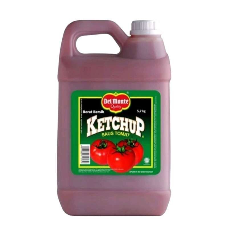 

Del Monte Saus Tomat Ketchup Tomato Sauce Jerigen 5,7 Kg