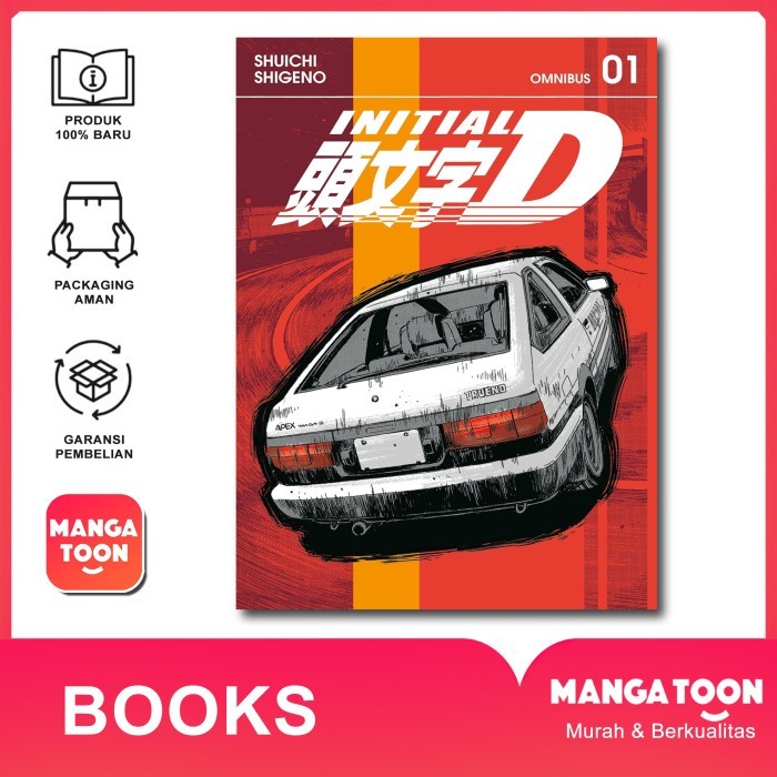 Komik Initial D Omnibus 1 by Shuichi Shigeno - MangaToon