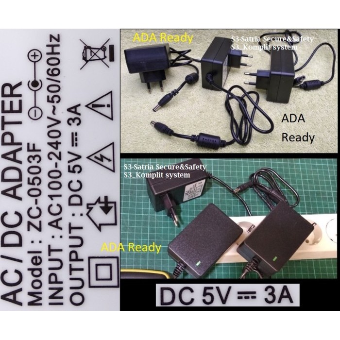 Power supply Adaptor 5V 3A switching Adaptor DC 5v 3a