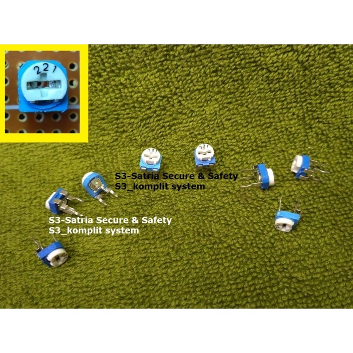 Trimpot VR 200R ohm 221 200 200ohm Trimmer RM065 Vertical Trimer