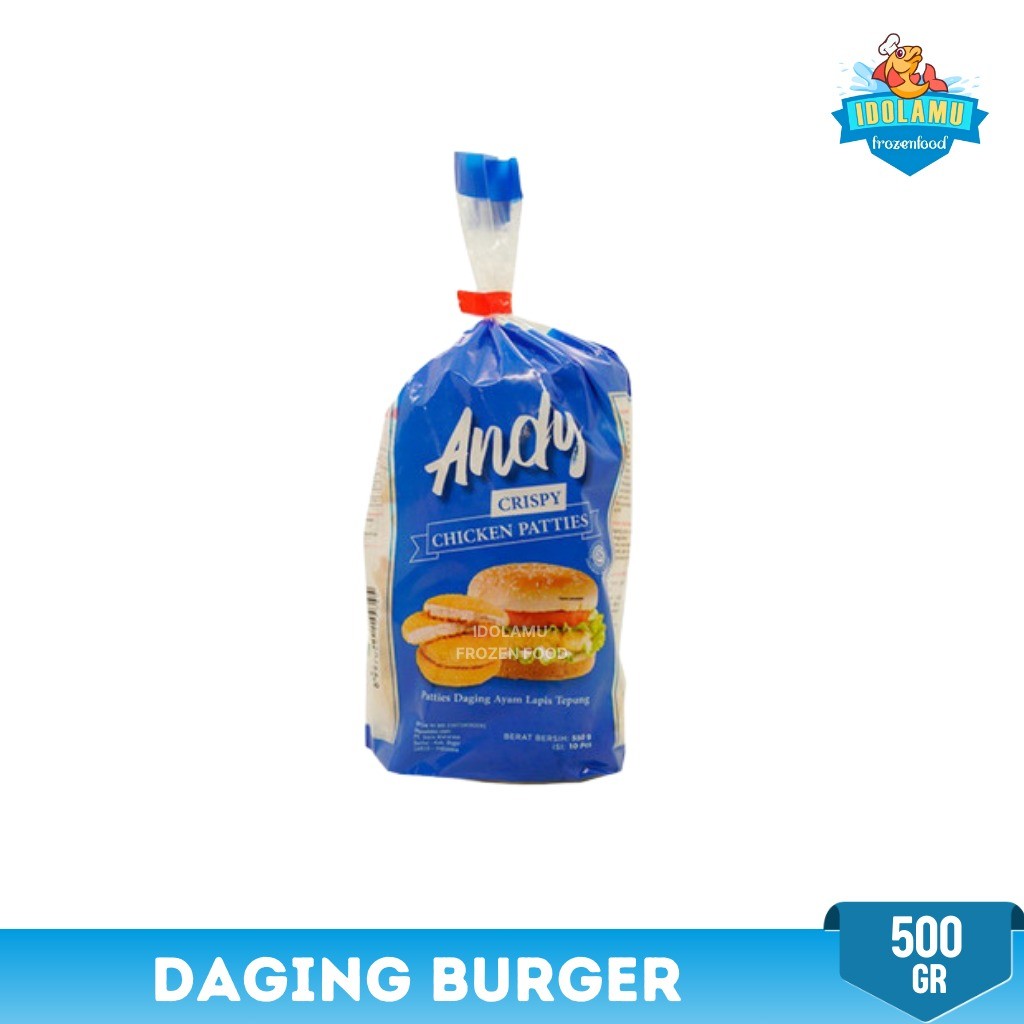 

ANDY CRISPY CHICKEN PATTIES 500 GR