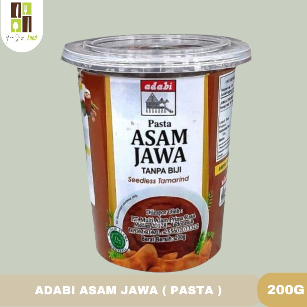

Adabi Asam Jawa Tanpa Biji / Asam Jawa Asli ( Pasta ) Kemasan Gelas 200g