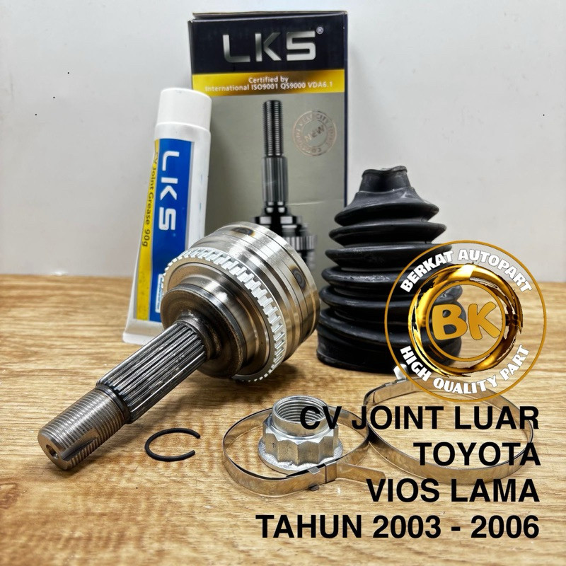 CV JOINT LKS AS RODA KOPEL LUAR 24X23X56 TOYOTA VIOS LAMA OLD 2003 - 2006 GEN 1 LKS