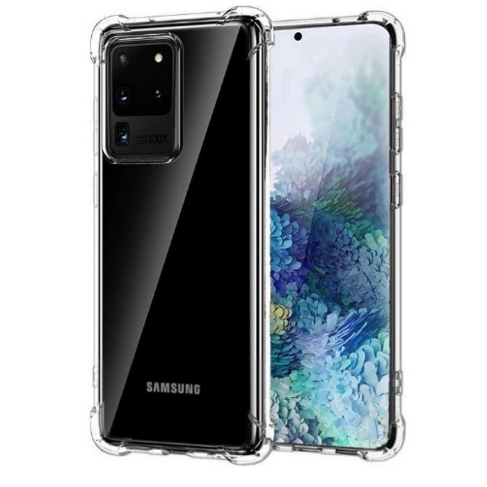 CASE SAMSUNG S20 / S20 FE / S20 PLUS / S20 ULTRA SILICONE SOFT ANTICRACK CLEAR HD ANTI SHOCK