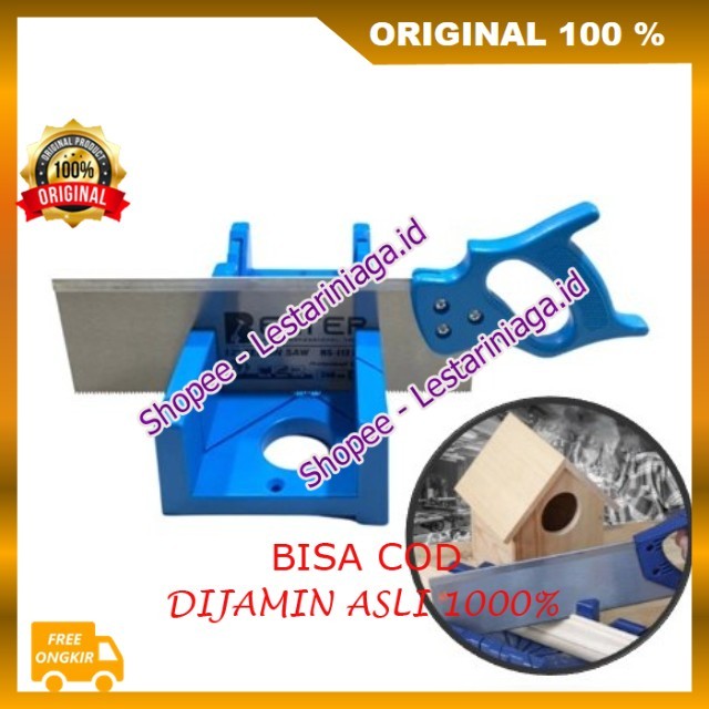 Gergaji Figura Sudut Gergaji Kayu Sudut Gergaji Pigura Manual Set Miter Box 100% ORIGINAL
