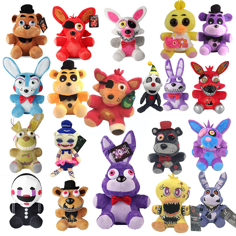 FNAF Plush Toys Five Night At Freddy Kawaii Animal Foxy Bonnie Bear Rabbit Stuffed Toys Doll Fnaf Ga