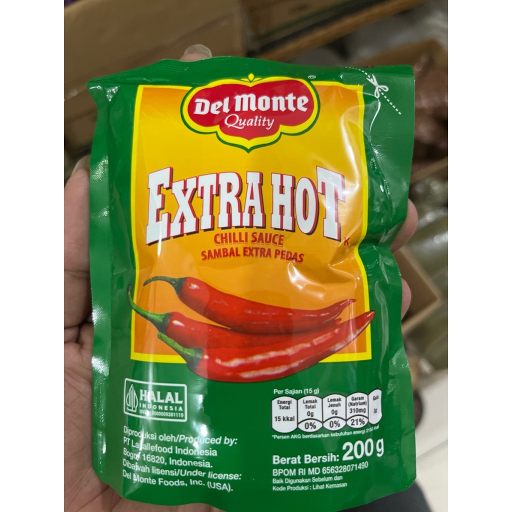 

Delmonte Chili Extra hot 200 Gram