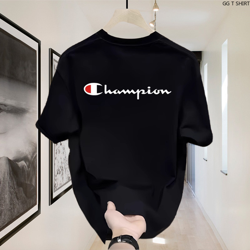 (COD)T Shirt Pria baju kaos pria kaos distro 100% katun Champion Heavyweight Kaos Bagus Wanita Graph