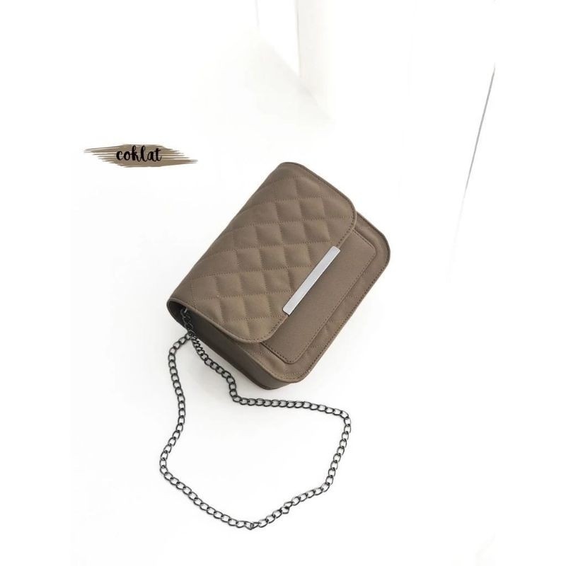 Selempa Wanita PAULINA Tas MINI Tas Tali Rantai Sling Bag