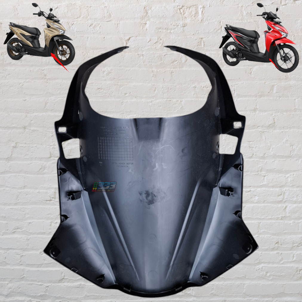 cover front lower dek paruh lumpur beat new K1AL 2024 64308K1AN80ZA Sparepart Motor