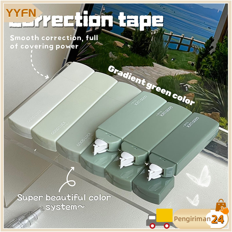 

6PCS Pita koreksi seri warna gradien Tahan Lama Tidak Terputus Correction Tape Perlengkapan kantor sekolah