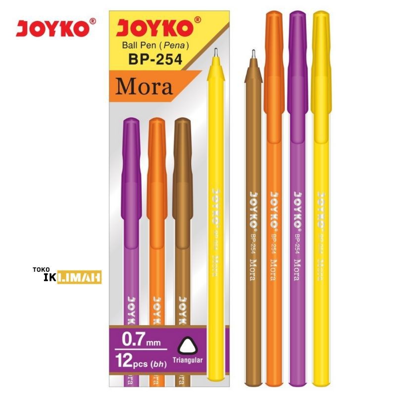 

Pulpen Mora Joyko [BP-254/12 pcs] / Ballpoint Pena Pen [0.7 mm/1 Pack]
