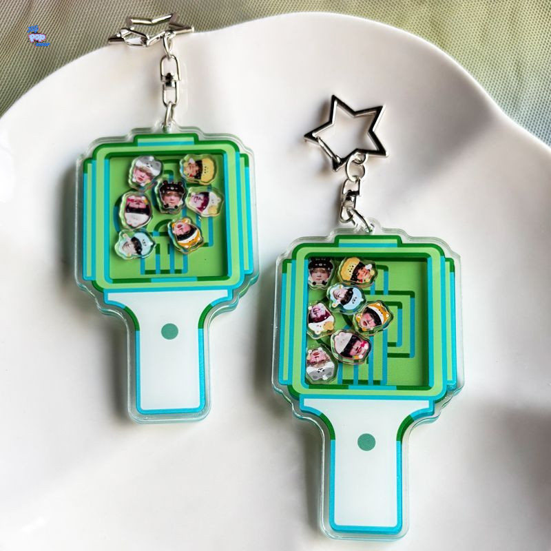 Gantungan Kunci Shaker Akrilik NCT Dream Keychain Kpop idol NCT Dream keychain lightstick akrilik ma