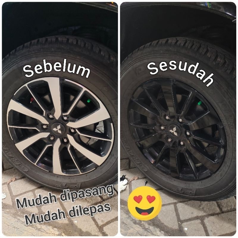 STICKER VELG PAJERO SPORT DAKAR - STIKER VELG MOBIL
