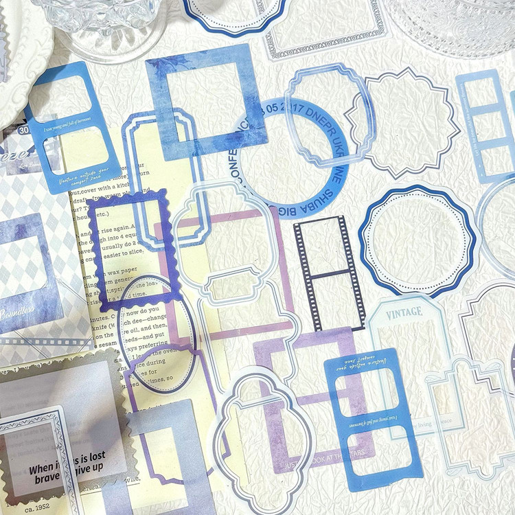 

[Artopia] 30pcs Sticker Frame DGSH Stiker Border Pigura Estetik Bingkai