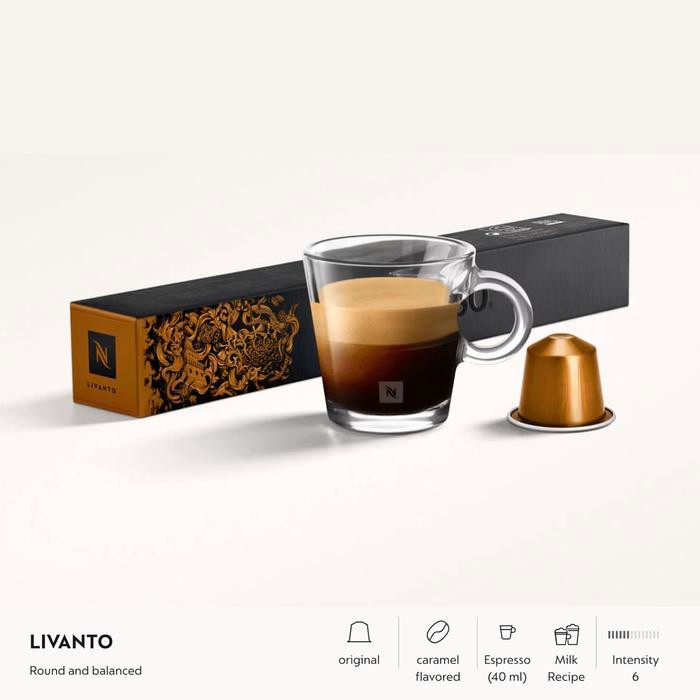 

Nespresso Genova Livanto Coffee Capsules / Kapsul Kopi - 10 capsules