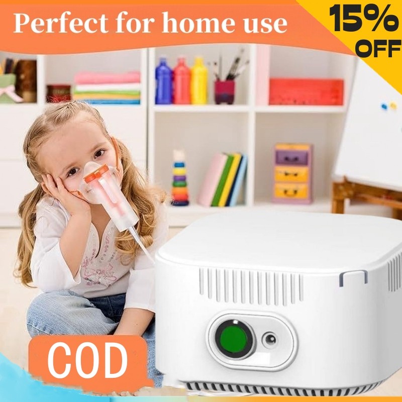 Compressor Alat Nebulizer Anak Inhaler Asma Bayi Batuk Pilek Pernafasan Bronkitis Nebul Terapi Alat 