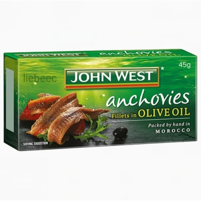 

Anchovy ANCHOVIES Fillets in Olive Oil JOHN WEST 45GR / 45 GR