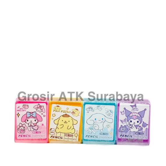 

( DAPAT 1 ) RAUTAN SANRIO 152 / Sharpener Orotan Sanrio Pompompurin My Melody Cinnamoroll Kuromi 152