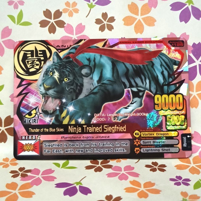 animal kaiser super rare ultra ninja trained siegfried evo 7