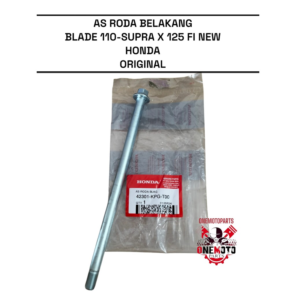 AS RODA BELAKANG BLADE 110 SUPRA X 125 FI NEW HONDA 42301-KPG-T00 ORIGINAL