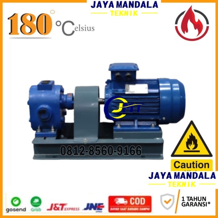 Gear pump 960 Lpm 180 Drajat celcius Rotor RCB-58/8 22Kw 380v 4 pole