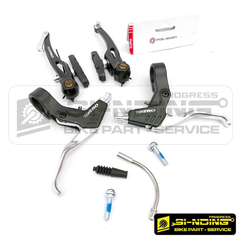 Handle Rem V Brake Tektro Alloy Original Rem V-Brake Sepeda MTB Federal Lipat BMX Vbrake