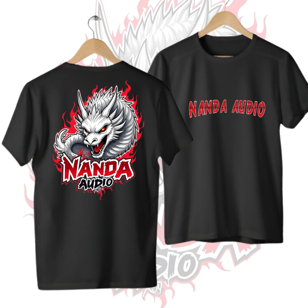 KAOS NANDA AUDIO NAGA PUTIH (MOTIF B)