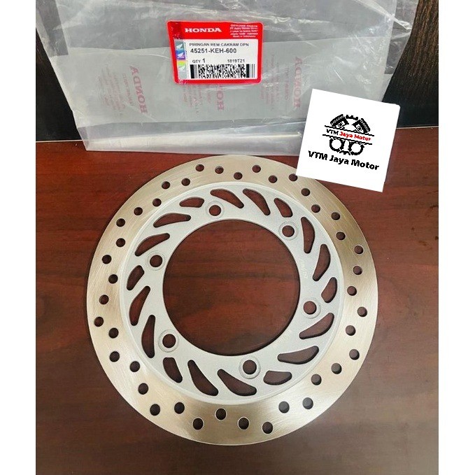 piringan cakram depan silver megapro primus / megapro lama / Verza 150 / megapro mono VTM