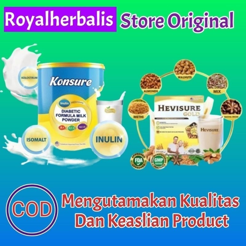 

Konsure Dan Hevisure susu Diabetes import