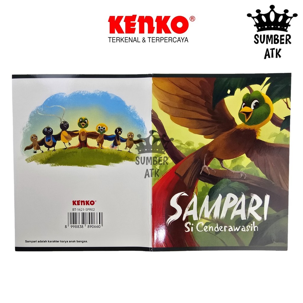 

Ay00! BUKU TULIS BOXY 34 Lembar BT-1621-38SPR SAMPARI Si Cenderawasih Catatan Bergaris Ruled