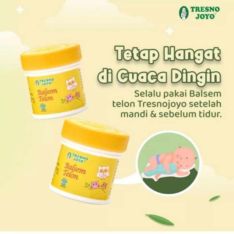 Tresno Joyo Balsem Telon kemasan 20gram / Balsem Telon anak